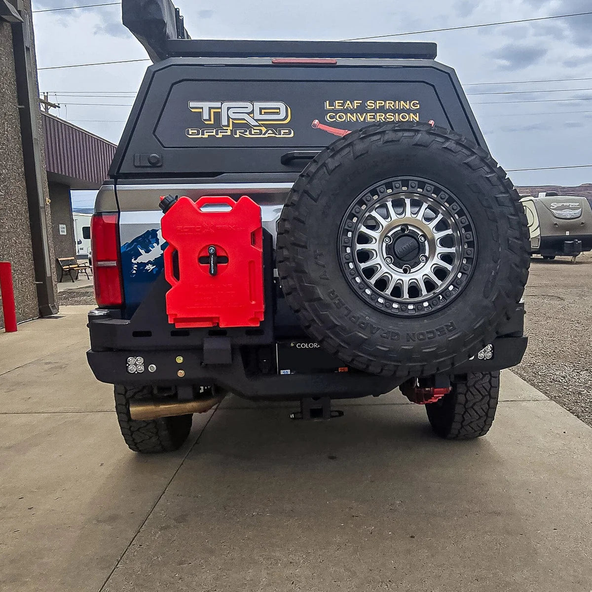 2024+ TOYOTA TACOMA OCTANE DUAL SWING OUT REAR BUMPER Front View