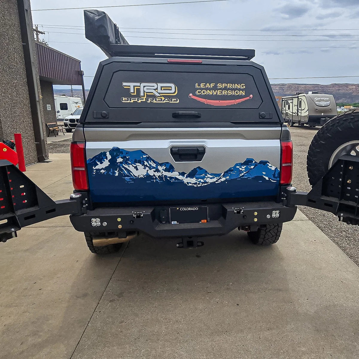 2024+ TOYOTA TACOMA OCTANE DUAL SWING OUT REAR BUMPER Front View