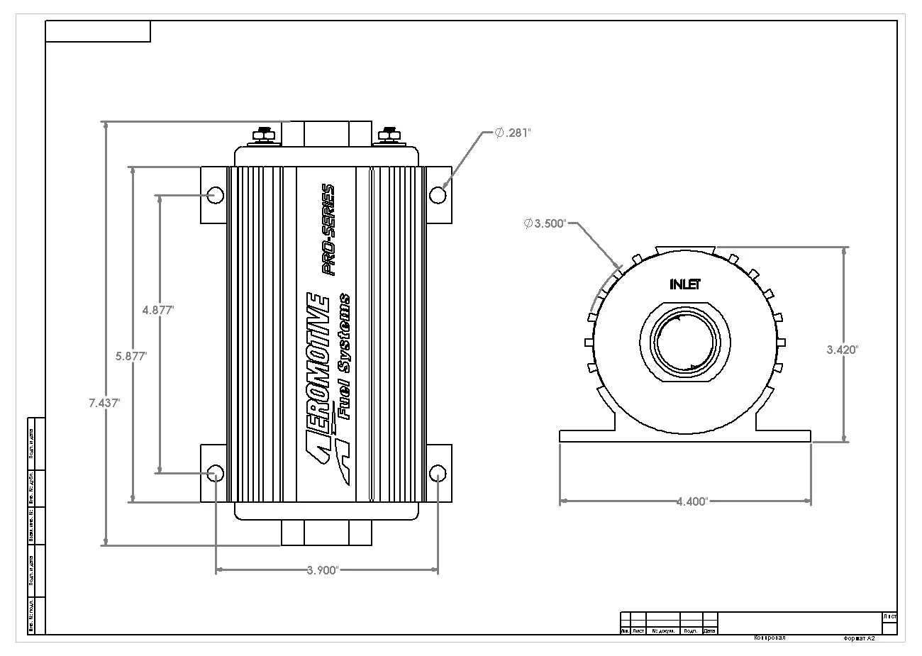 Aeromotive Pro-Series In-Line Fuel Pump