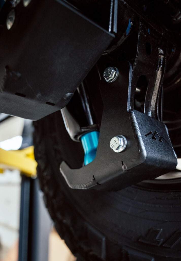 Rear Shock Mount Skids | 24-Present Tacoma Front View