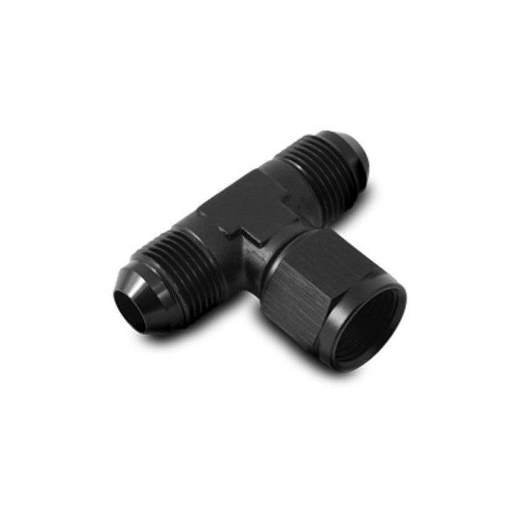 Male Flare Tee with Female Flare on Side Adapters Front View
