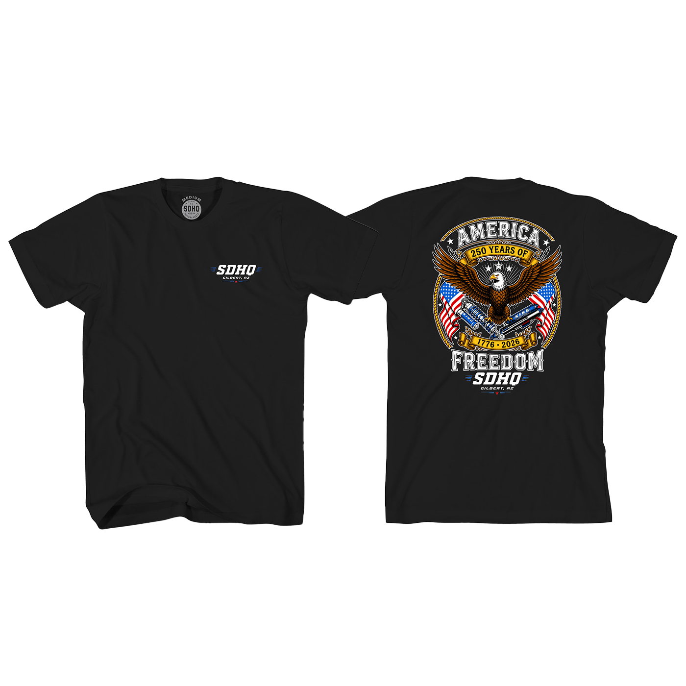 250 Years Of Freedom T-Shirt | Black