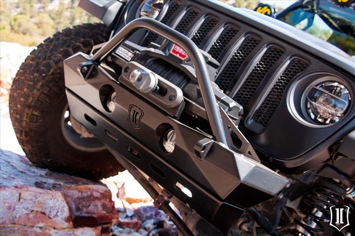 18-23 Jeep JL Pro Series Front Bumper w/ Bars & Tabs