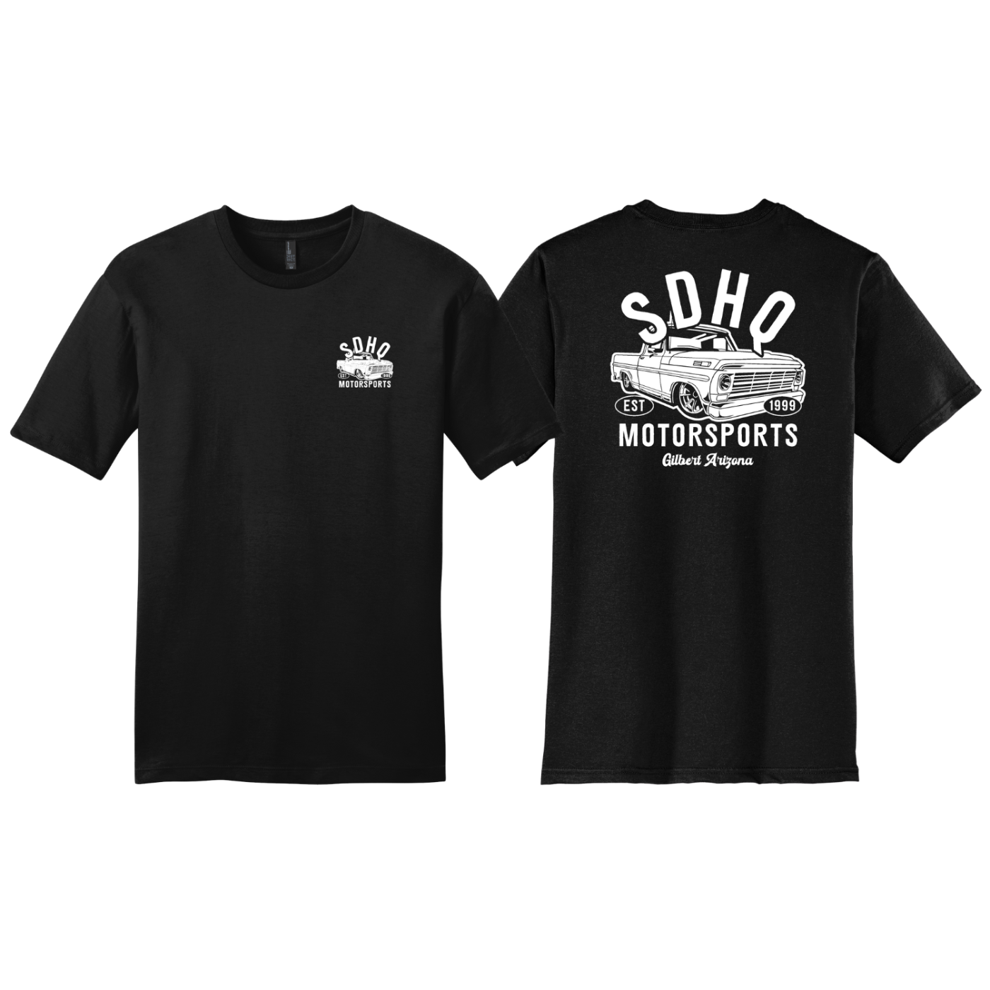 SDHQ Motorsports 25 Year Anniversary Logo T-Shirt | Black