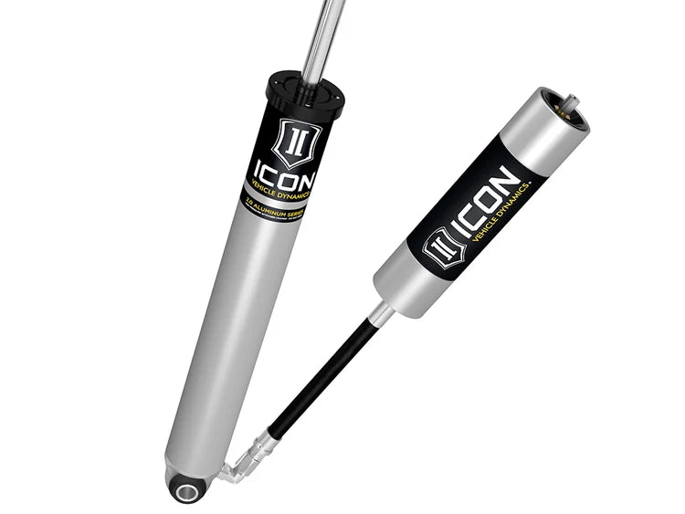 ICON 2014-2026 Ram 2500, 0" Lift Coil/3" Lift Air Ride, Rear, V.S. 2.0 Aluminum Series Shock Absorber, Remote Reservoir