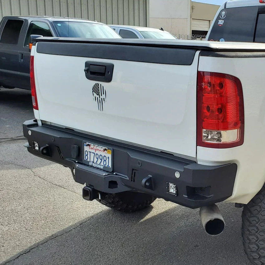 2007-2010 GMC/CHEVY 2500/3500 OCTANE REAR BUMPER Front View
