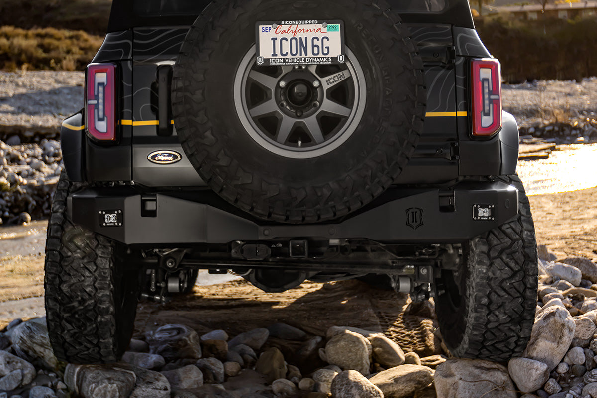 21-23 Ford Bronco Icon Pro Series Rear Bumper