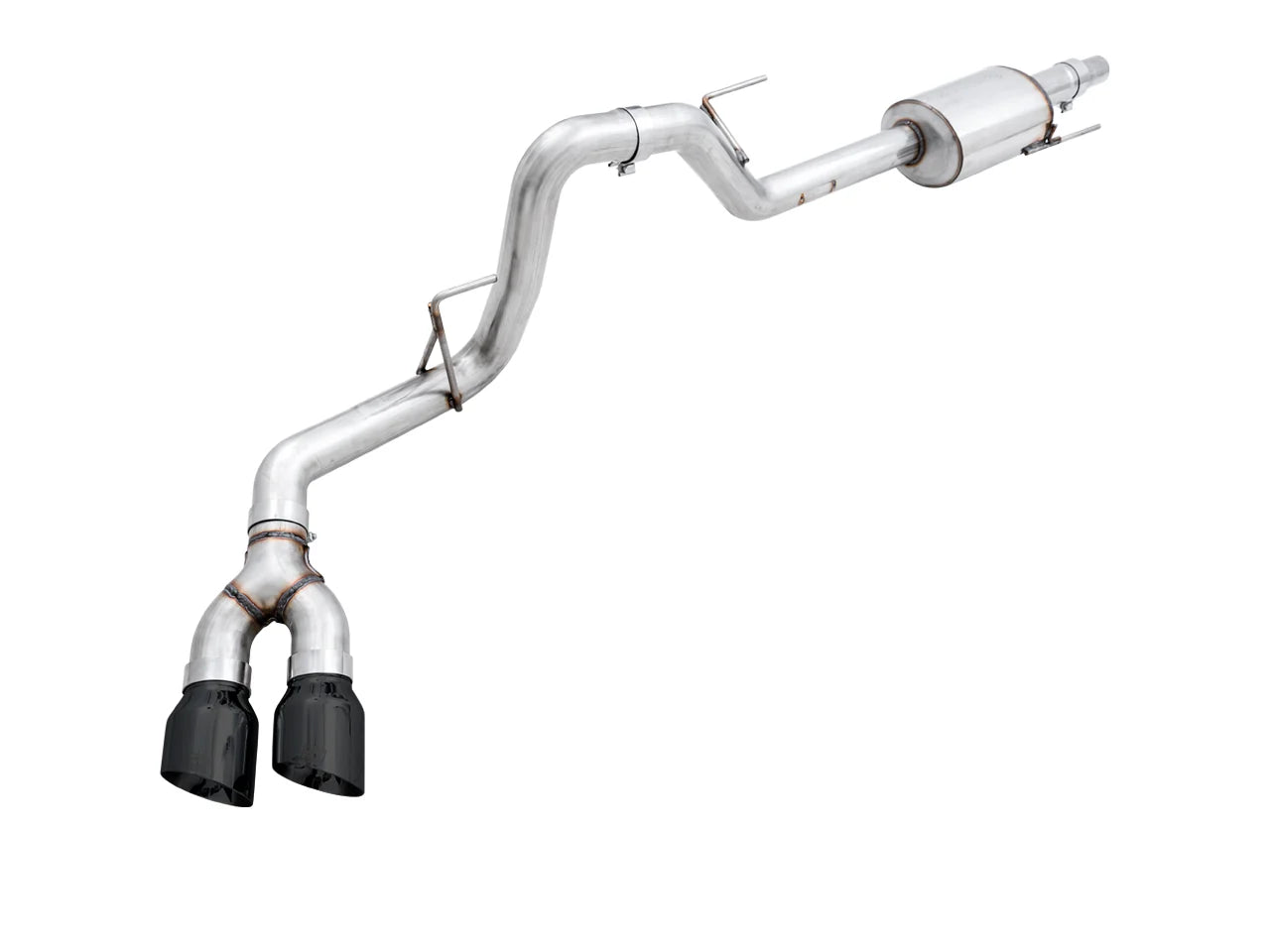 AWE 0FG Exhaust Suite for the '15-'20 Ford F-150 Ecoboost Front View