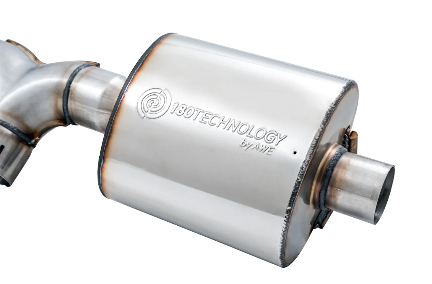 AWE Exhaust Suite for the 2.0T Jeep JL/JLU Wrangler Front View