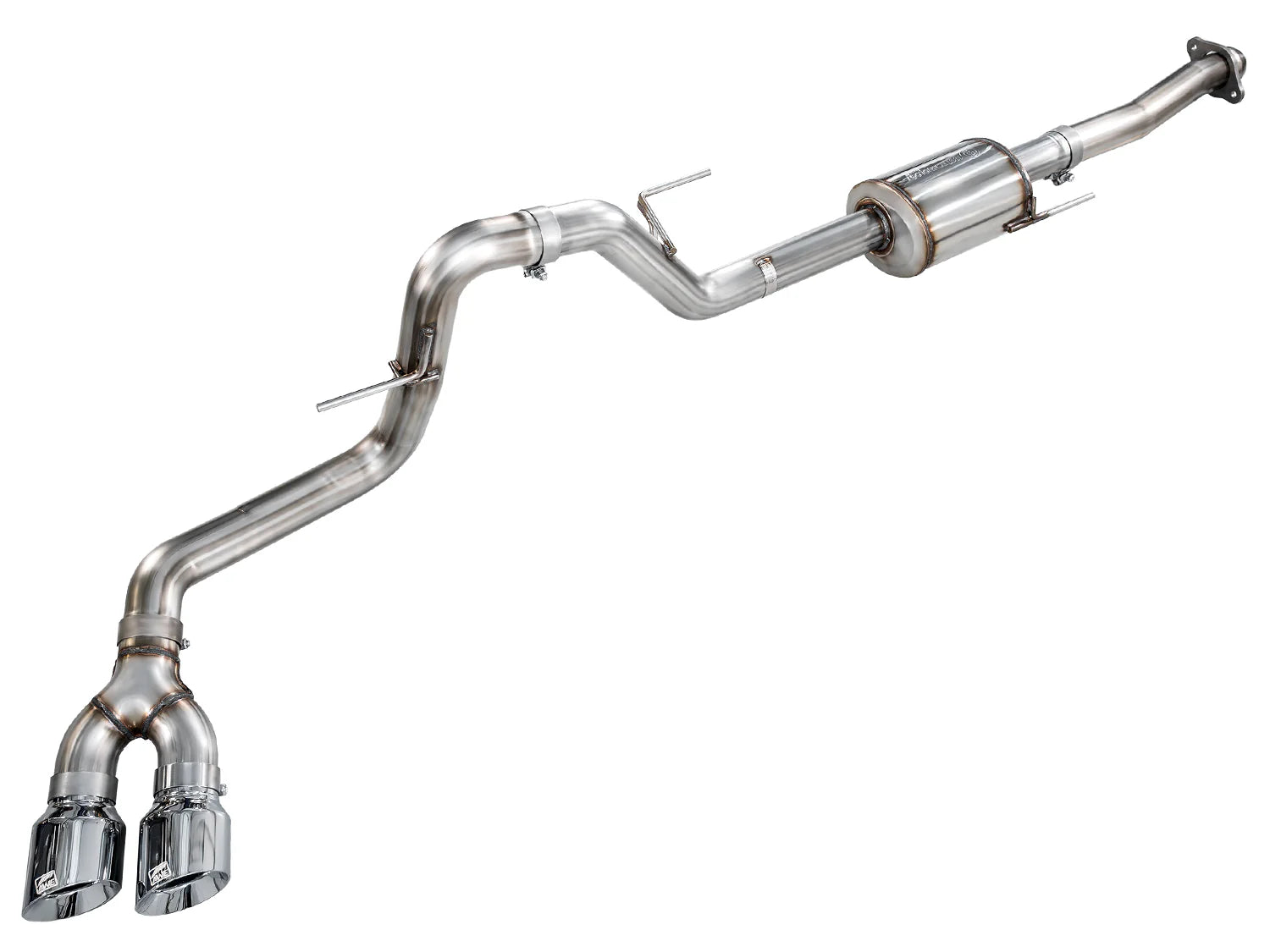 AWE 0FG Exhaust Suite for '21+ Ford Regular Cab F-150 Front View