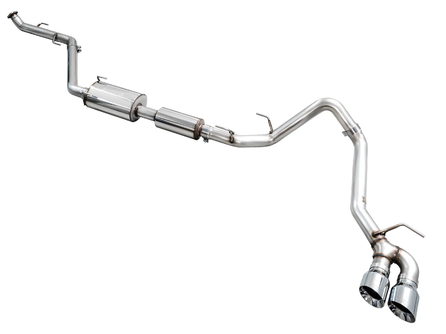 AWE Exhaust Suite for the 4th Gen Toyota Tacoma Front View