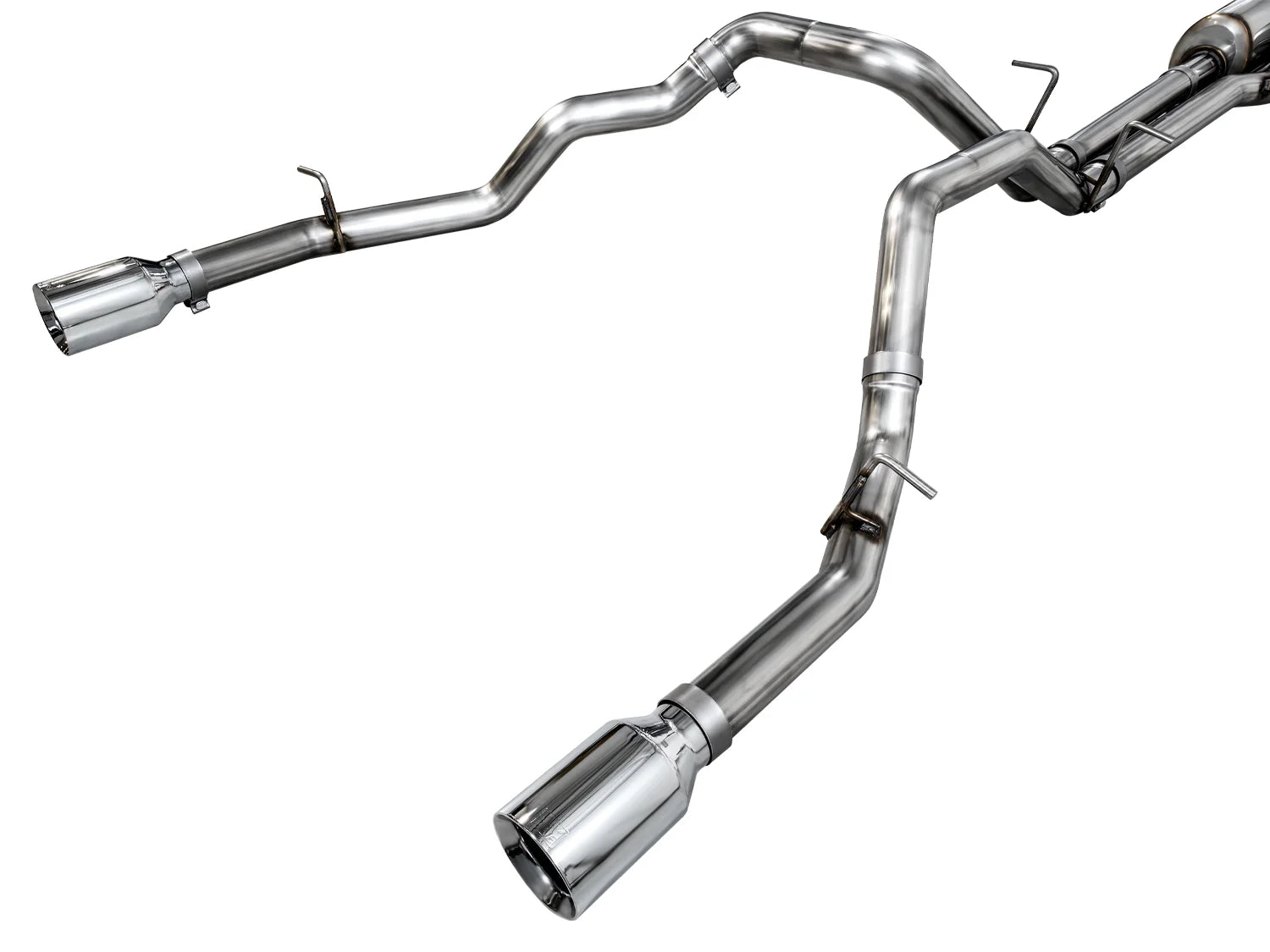 AWE 0FG Exhaust Suite for the 25+ RAM 1500 3.0L Front View