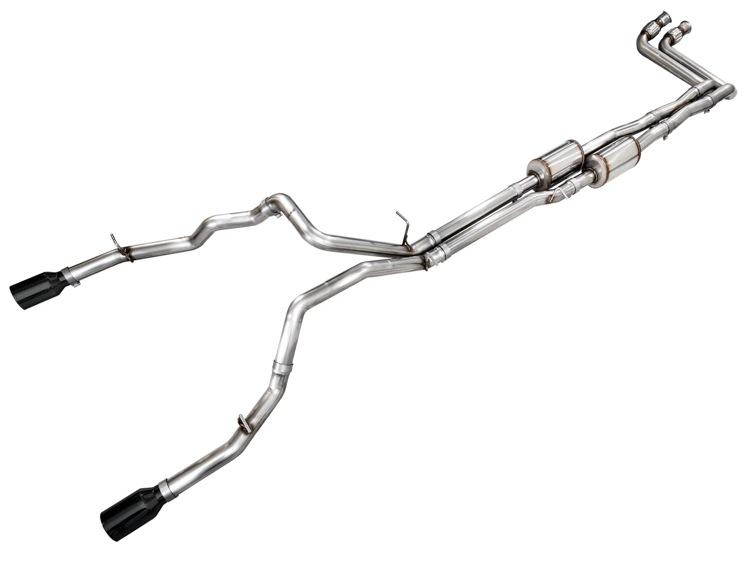 AWE 0FG Exhaust Suite for the 25+ RAM 1500 3.0L Front View