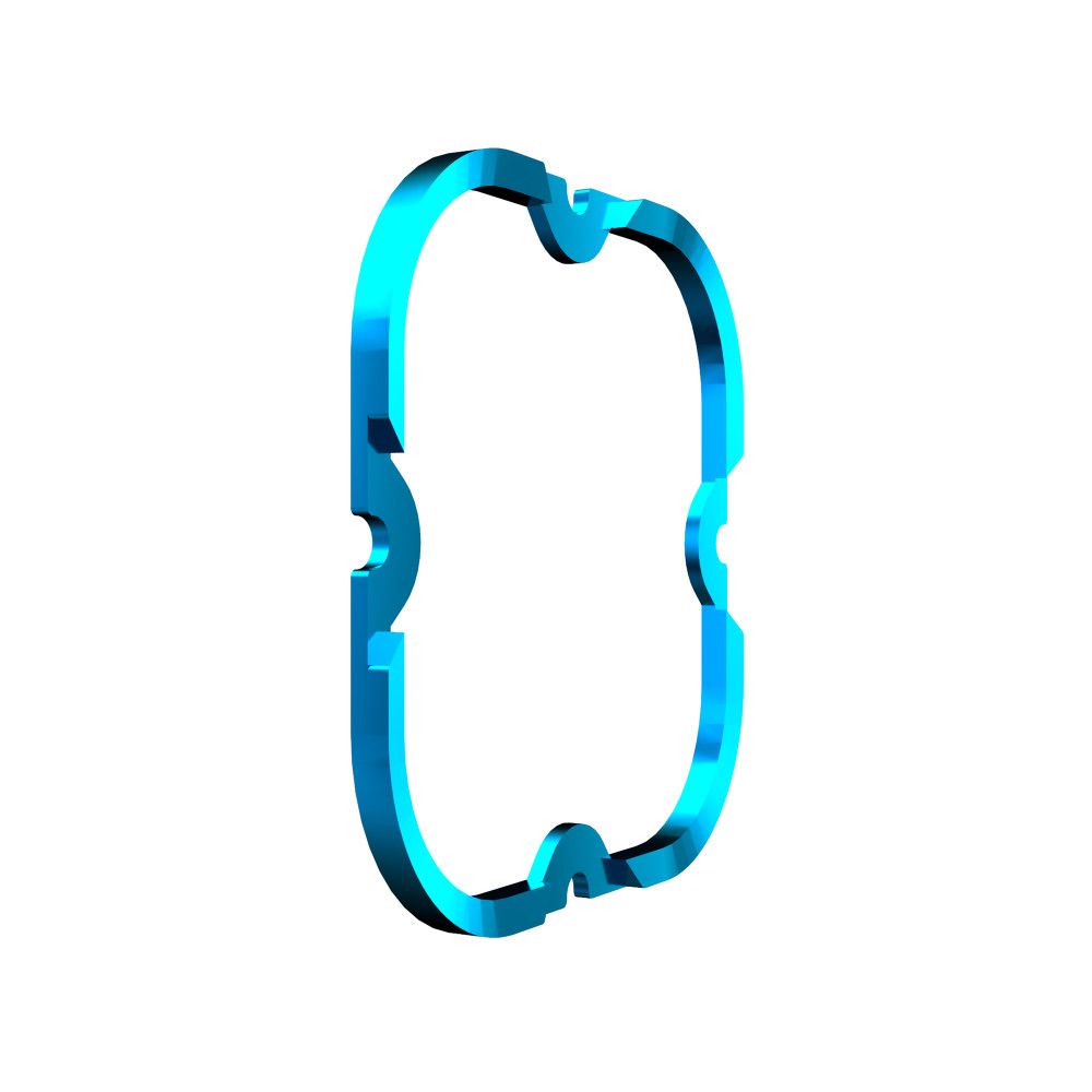 KC HiLites FLEX ERA 4 | 1-Bezel Ring - ED Coated - Blue