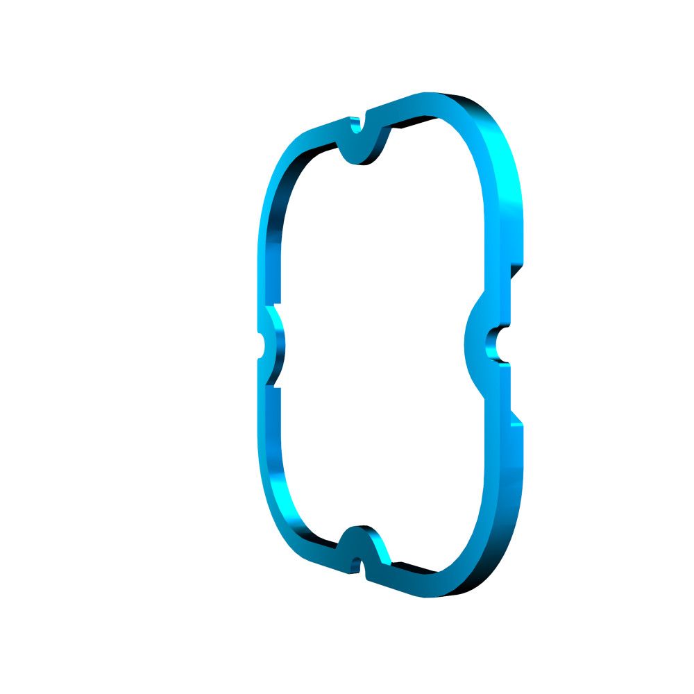 KC HiLites FLEX ERA 4 | 1-Bezel Ring - ED Coated - Blue