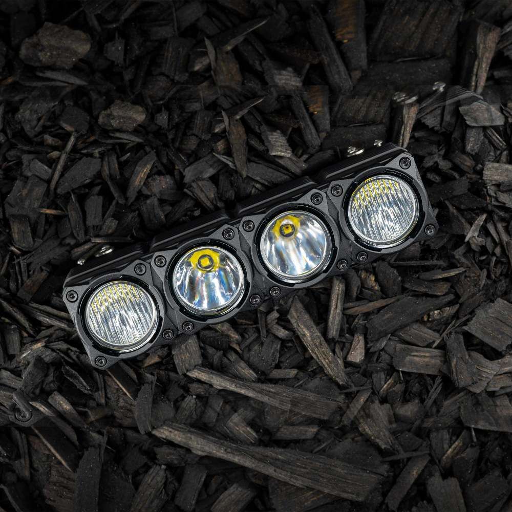 KC HiLites FLEX ERA LED Light Bar | Bezel Kit for 10" Segments - Gloss Black