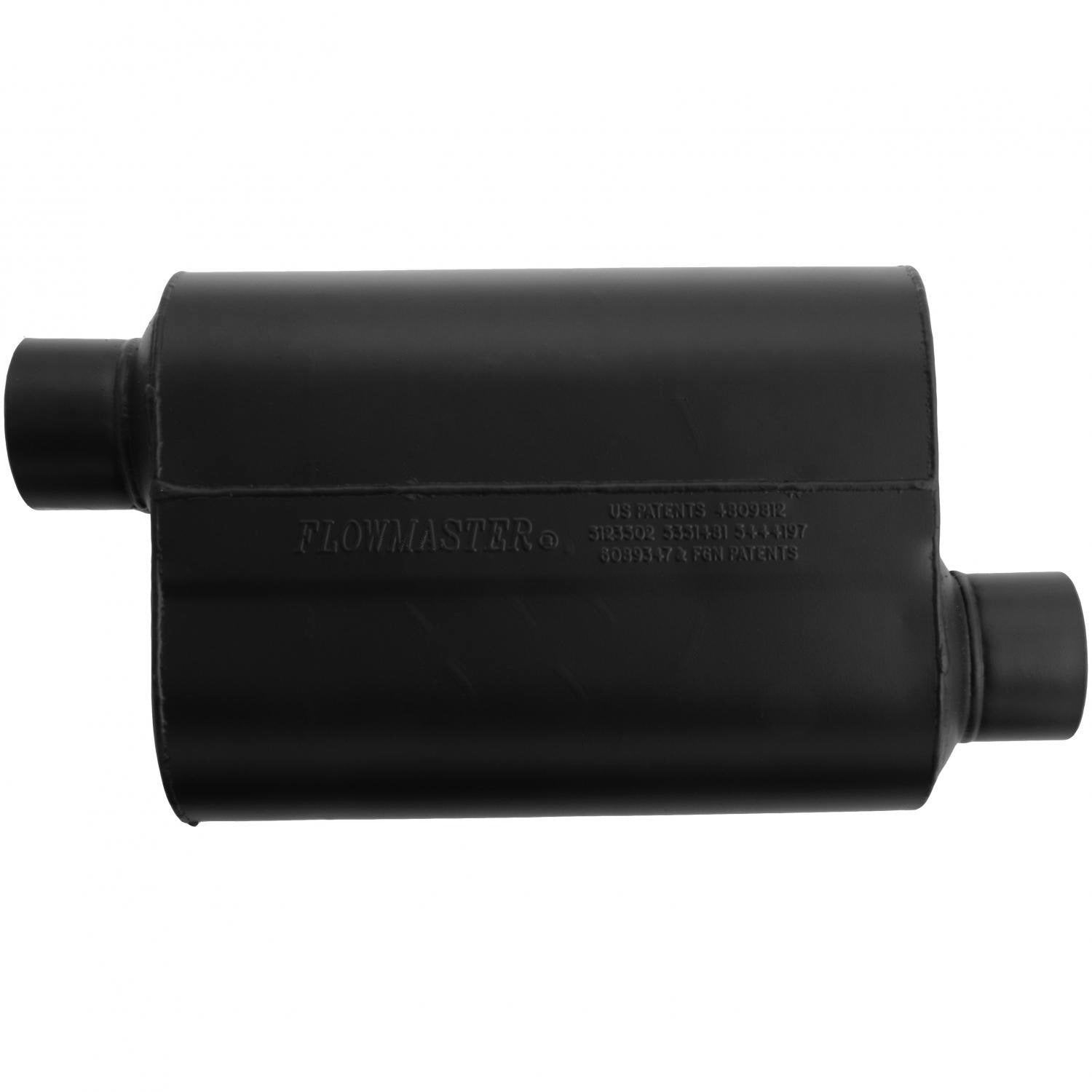 Flowmaster Super 40 Series Chambered Muffler Front View