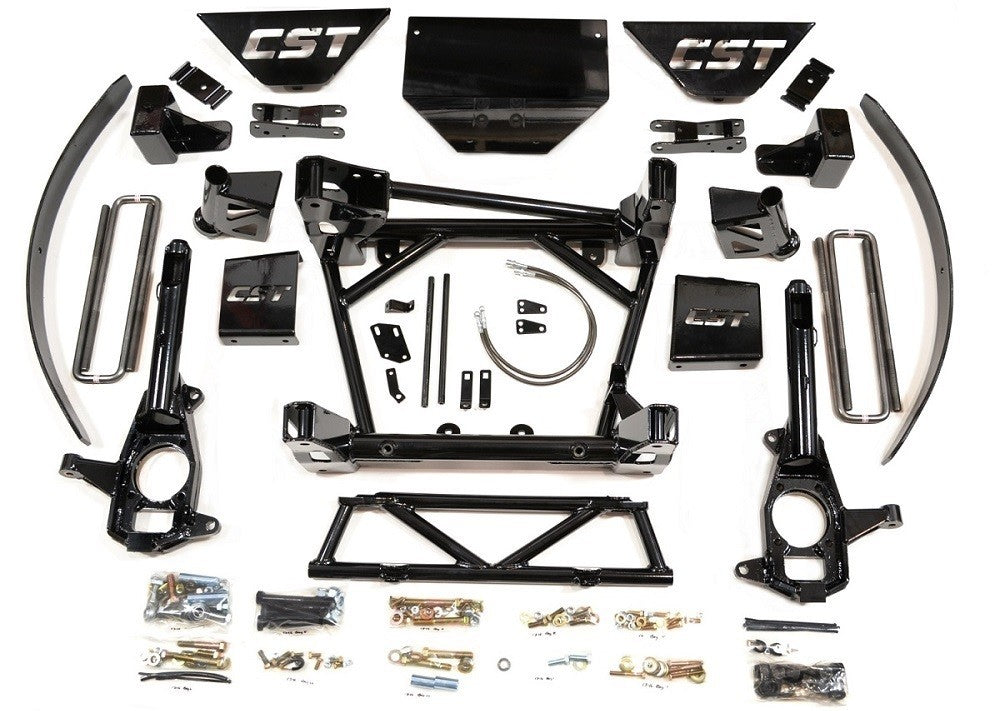CST 11-19 GM 2500 / 3500 8-10″ Stage 1 Suspension System (w/ Rear Blocks & Add A Leafs)