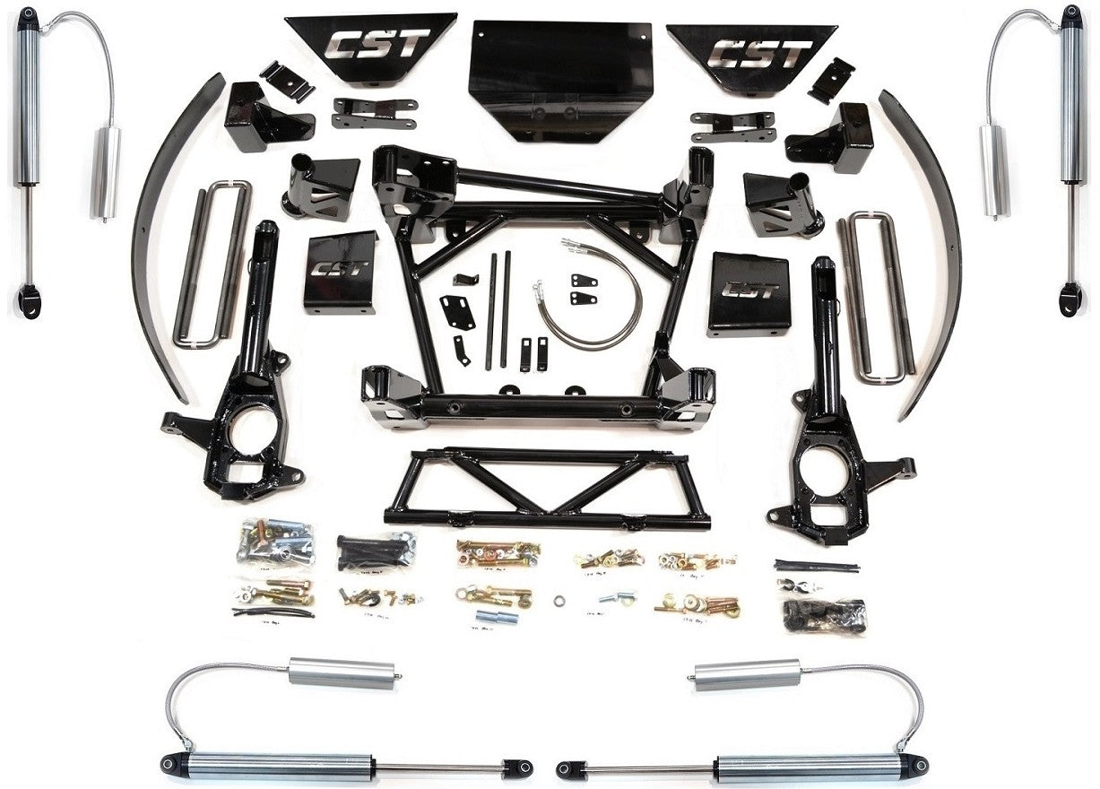CST 11-19 GM 2500 / 3500 8-10″ Stage 4 Suspension System (w/ Rear Blocks & Add A Leafs)