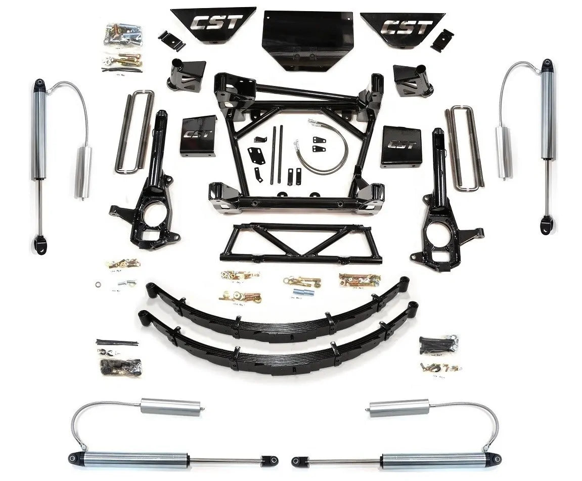 CST 11-19 GM 2500 / 3500 8-10″ Stage 4 Suspension System (w/ Soft-Ride Leafs)