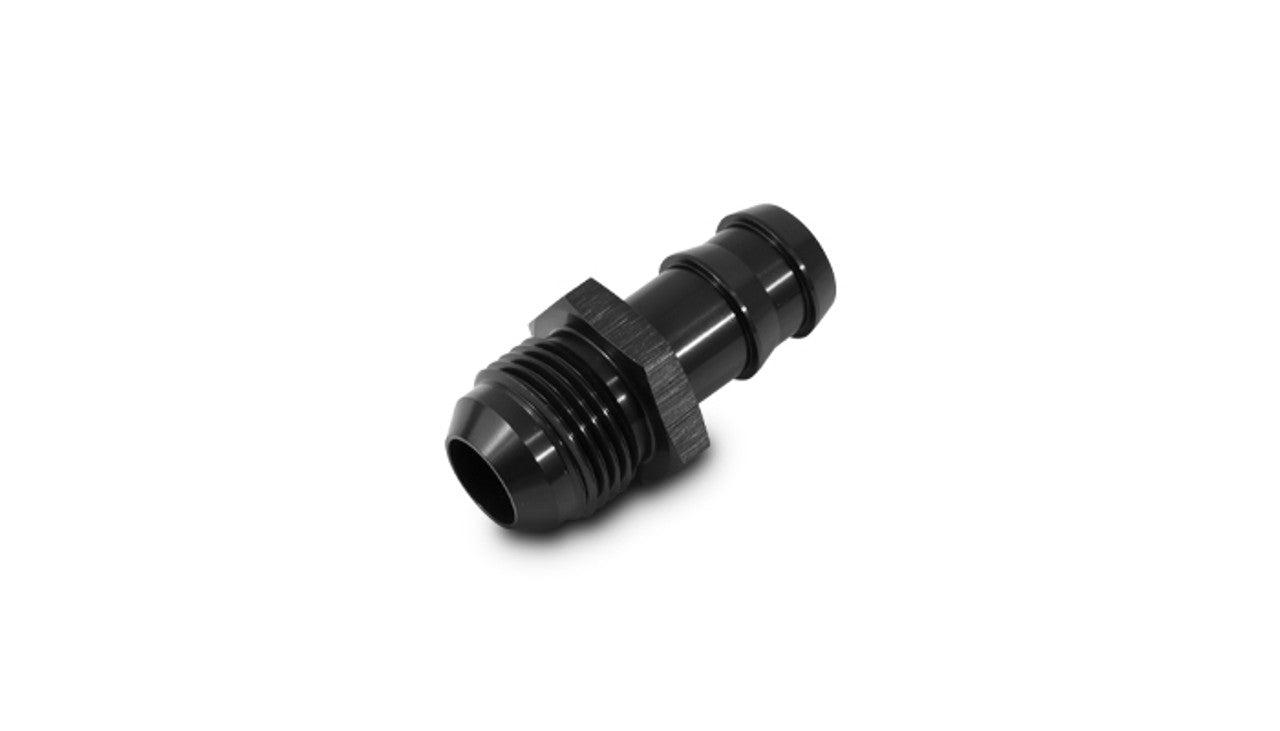 Male AN Flare to Hose Barb Adapters Front View