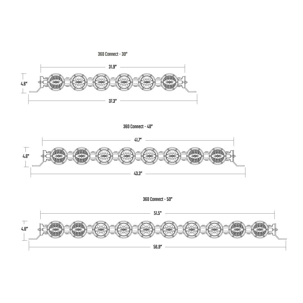 360 Connect 40" Light Bar Assembly