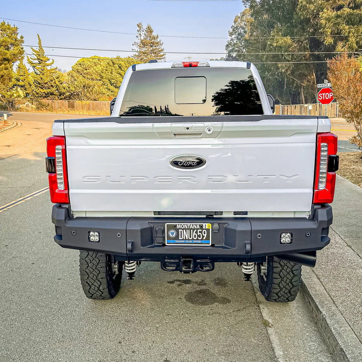 2023+ FORD SUPERDUTY F250/F350 ATTITUDE REAR BUMPER Front View