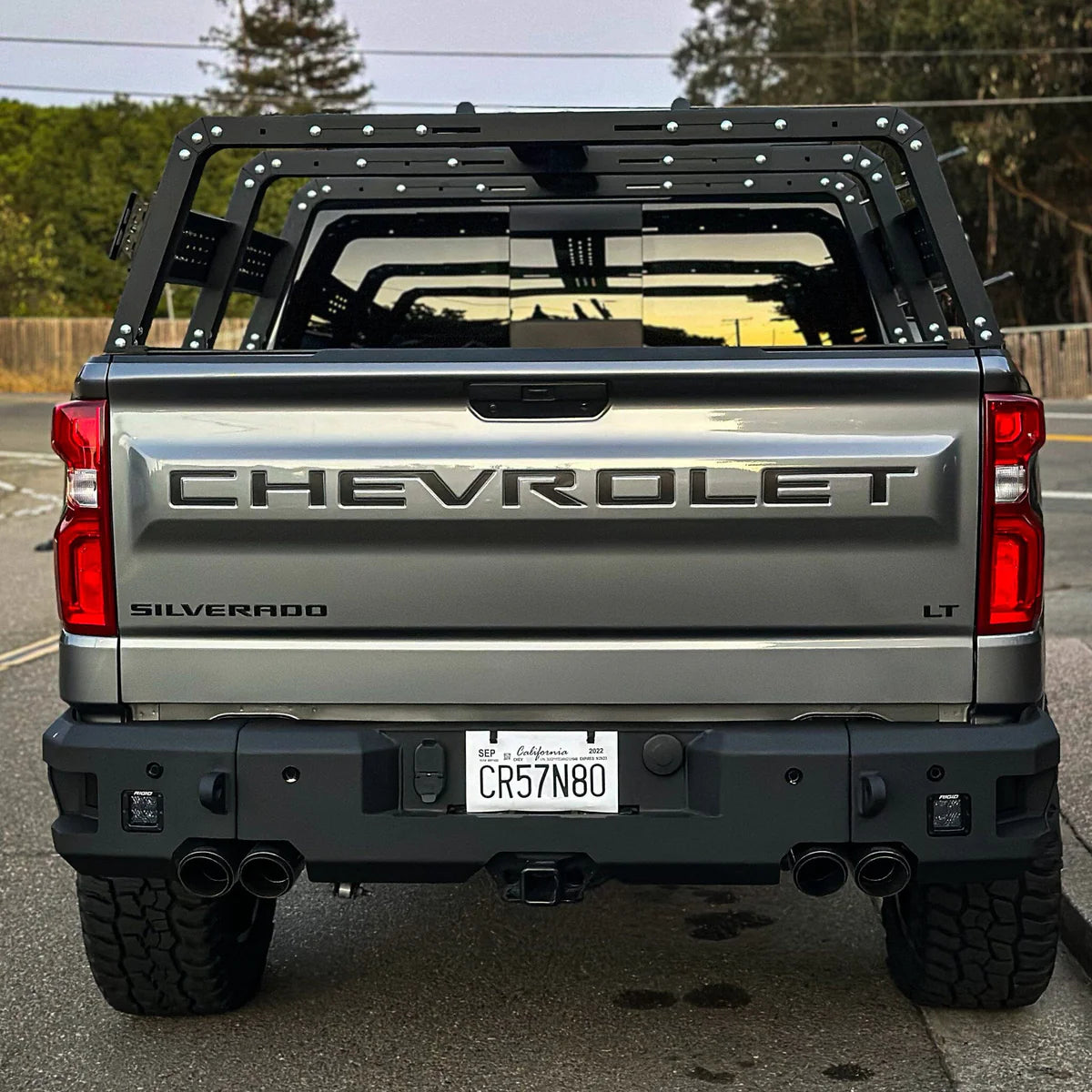 2019-2025 GMC/CHEVY 1500 ATTITUDE REAR BUMPER Front View