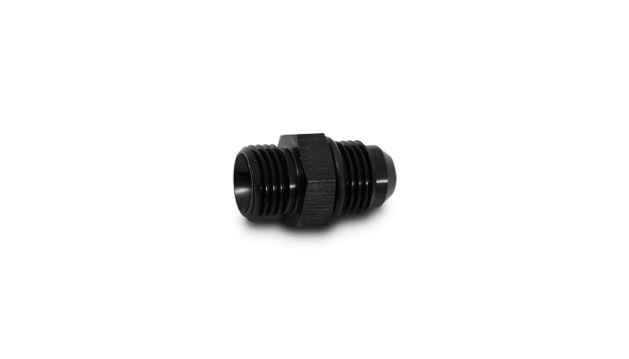 Male AN Flare to Male ORB Straight Adapters Front View