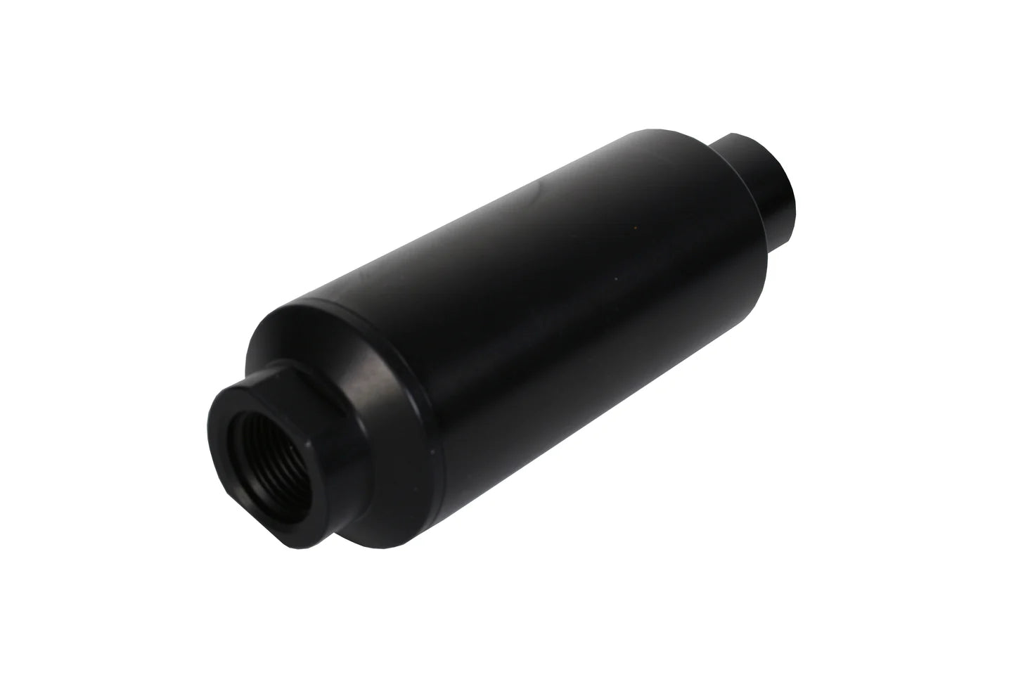 40 Micron Pro-Series Fuel Filter with AN-12 Ports & Stainless Mesh Element Front View