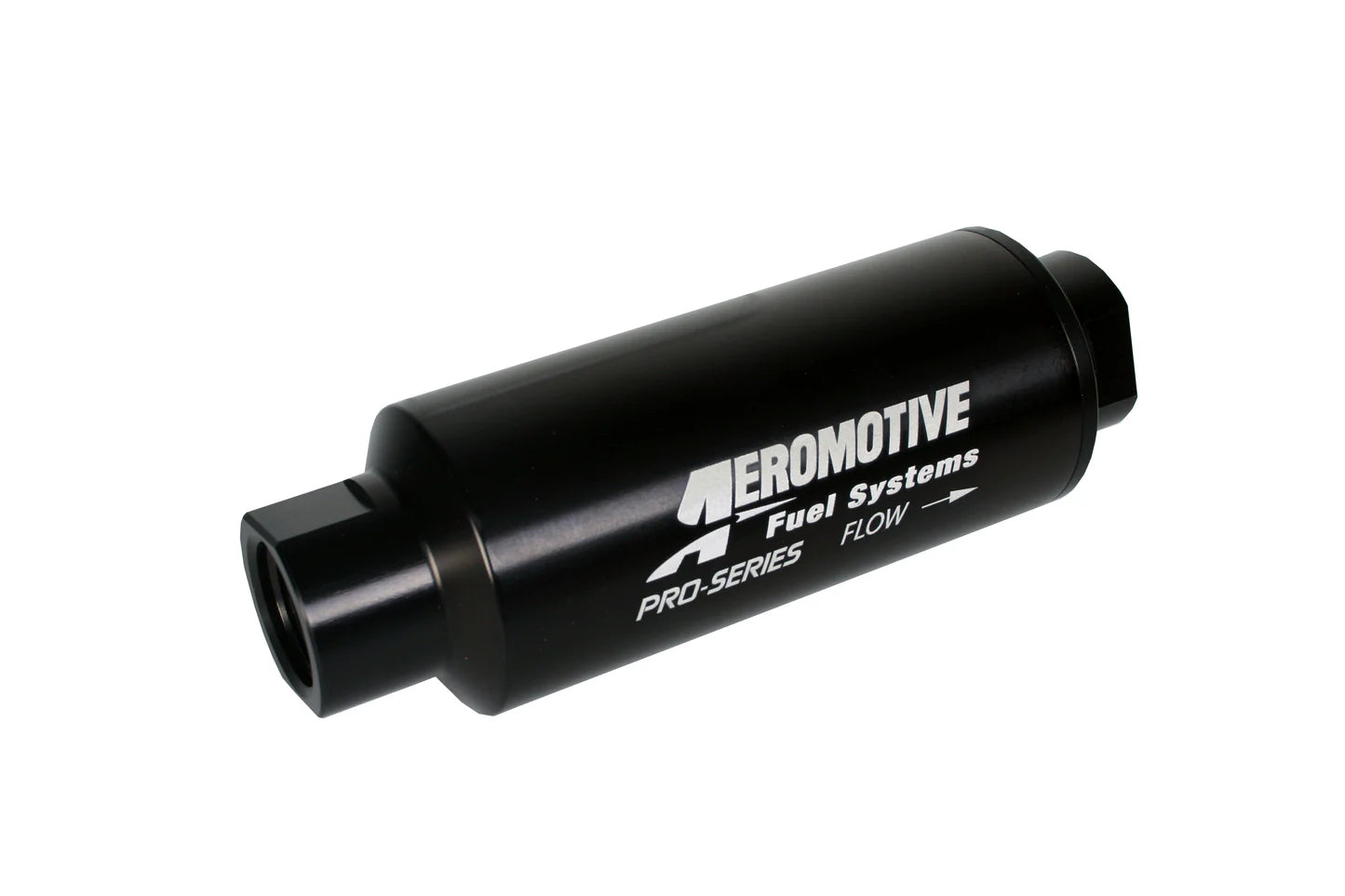 10 Micron Pro-Series Fuel Filter with AN-12 ORB Ports & Cellulose Element Front View