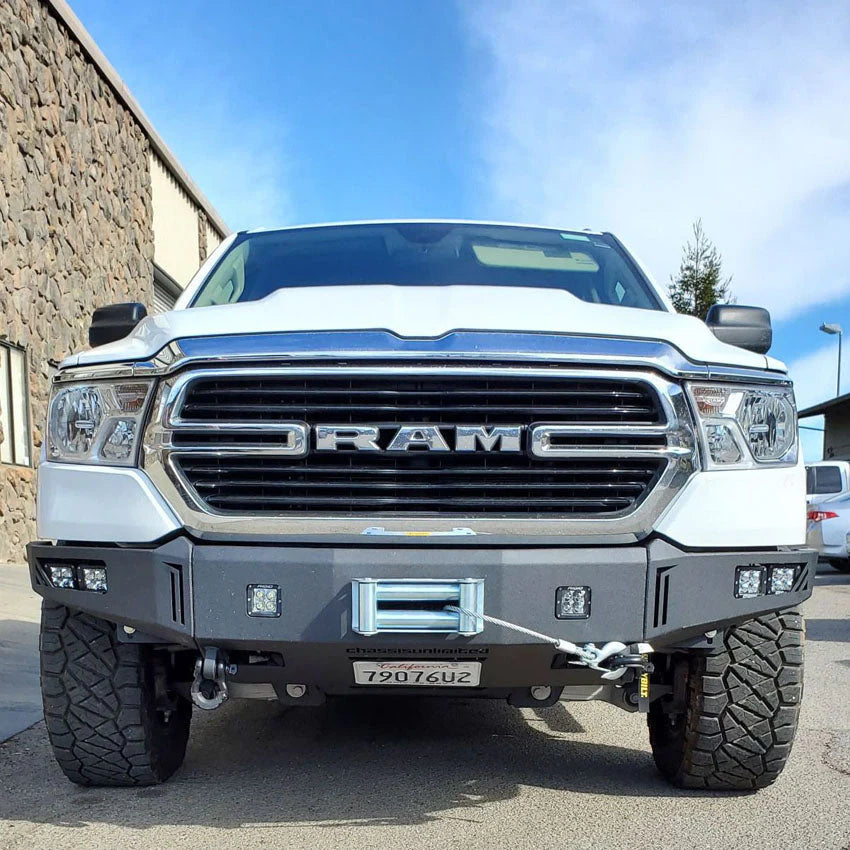 2019-2022 RAM 1500 OCTANE SERIES FRONT WINCH BUMPER Front View