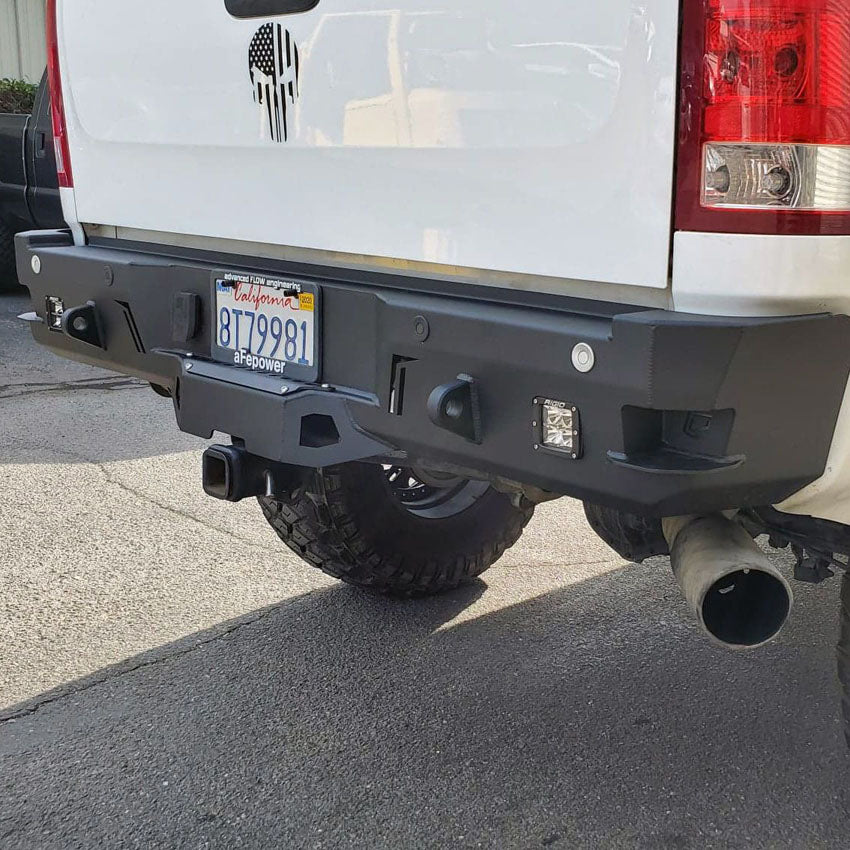 2011-2014 GMC/CHEVY 2500/3500 OCTANE REAR BUMPER Front View