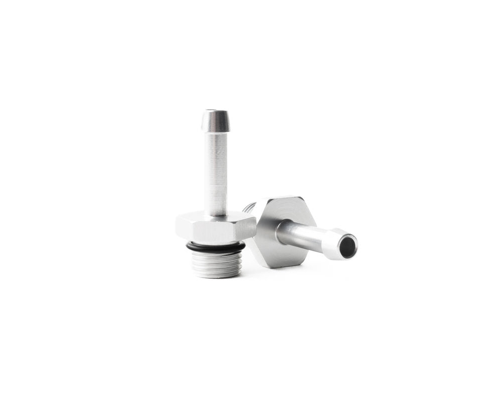 Barb Fittings for Vapor Trapper Front View