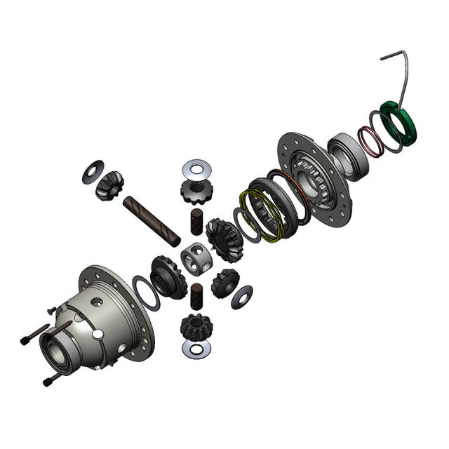 AIR LOCKER DIFFERENTIAL DANA 70/80, 32 SPL, LOW SPEED RD173 Diagram of Internal Parts