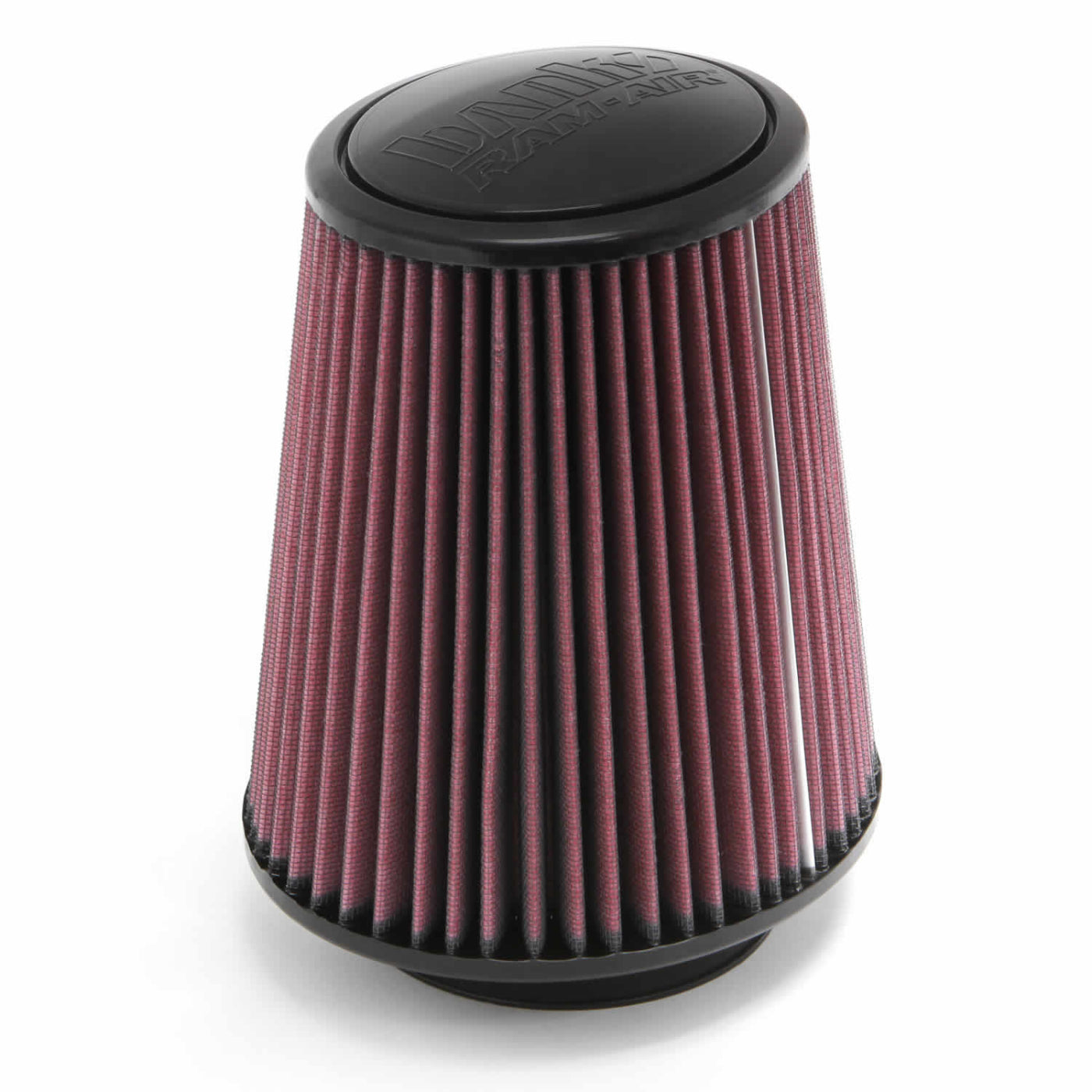 Air Filter Element Oiled or Dry Filter Front View Red