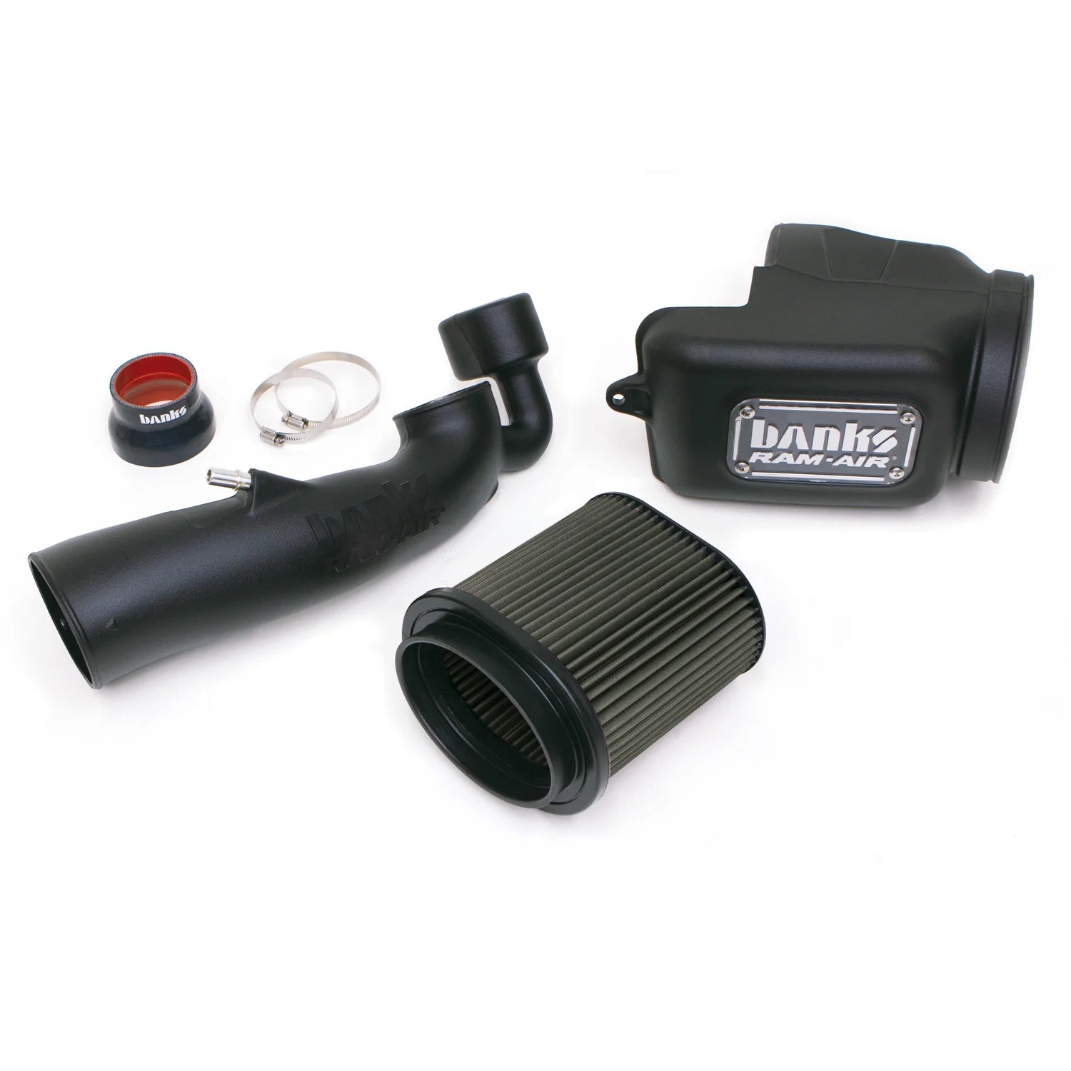 2018-2025 Jeep Wrangler JL 3.6L, and 2020-2025 Gladiator 3.6L Banks Ram-Air® Big-Ass Oiled or Dry Filter, Cold Air Intake System