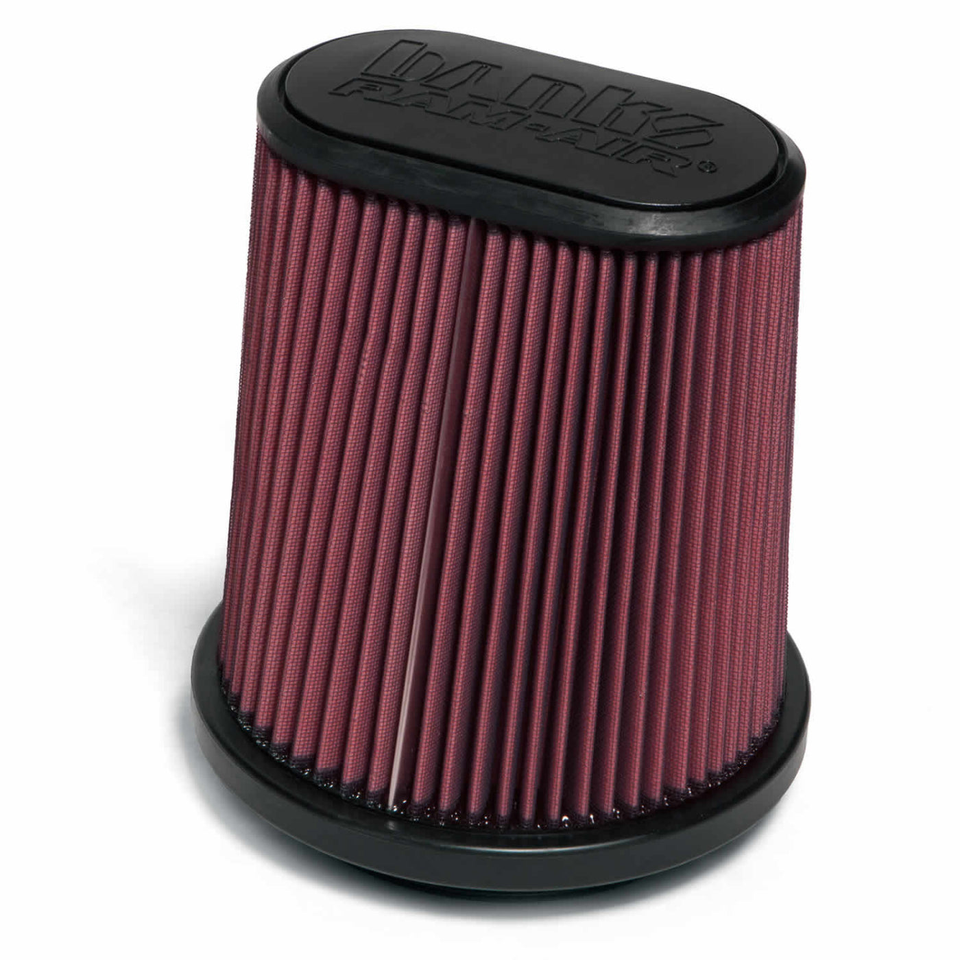 Air Filter Element Oiled or Dry Filter Front View Red