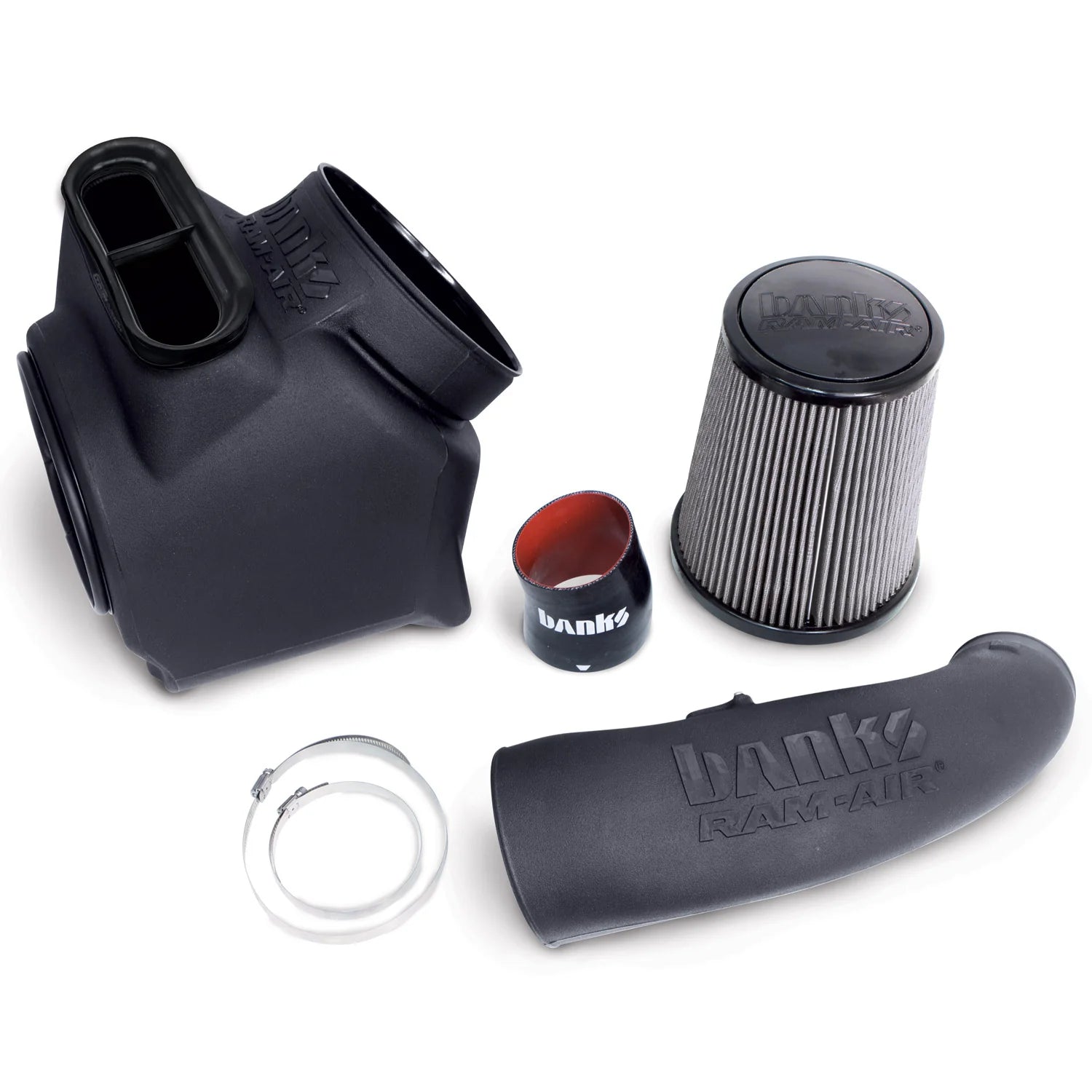 2017-2019 Chevy/GMC 2500/3500 6.6L Duramax, L5P Banks Ram-Air® Big-Ass Oiled or Dry Filter, Cold Air Intake System