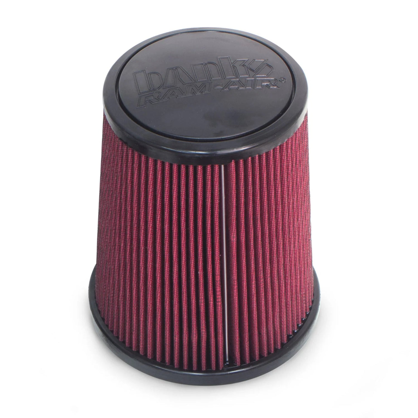 Air Filter Element Oiled or Dry Filter Front View Red