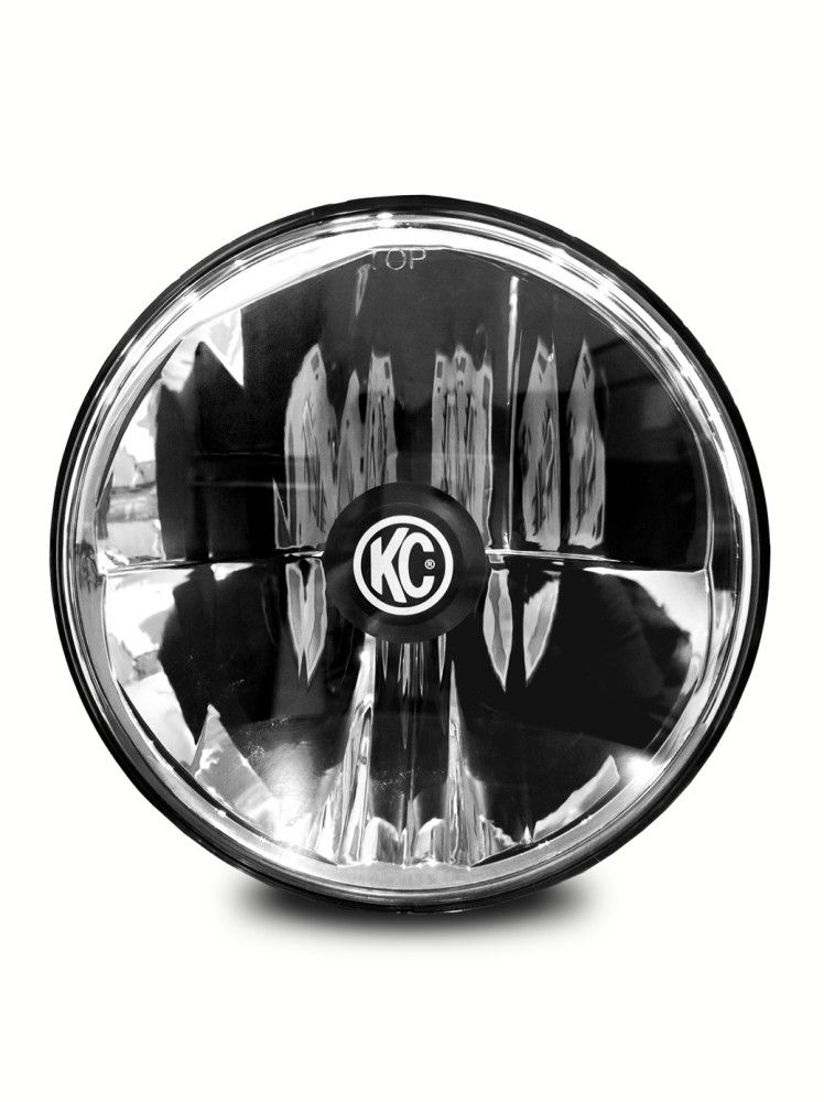 KC HiLites 7" Gravity® LED DOT Headlight | Driving Beam | Single | 07-18 Jeep JK