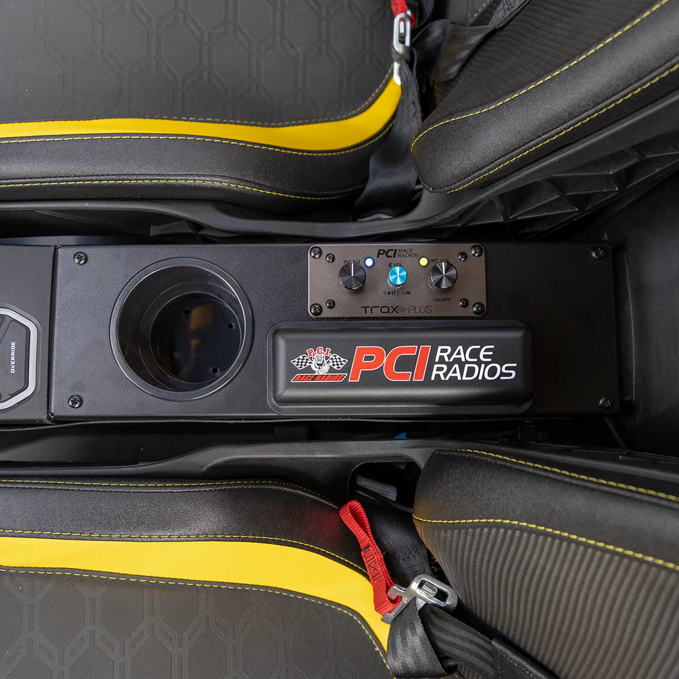 CanAm Maverick R Radio and Intercom Bracket Front View