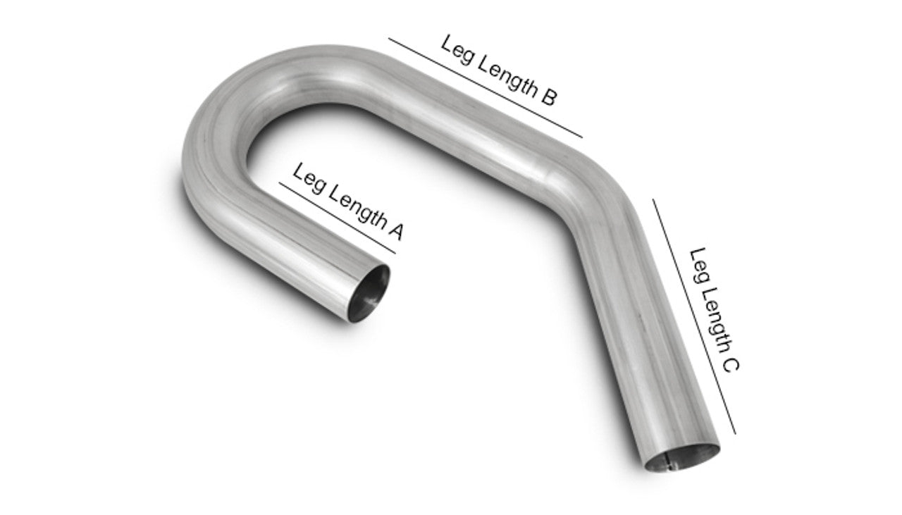 Vibrant 304 Stainless Steel U-J Mandrel Bends
