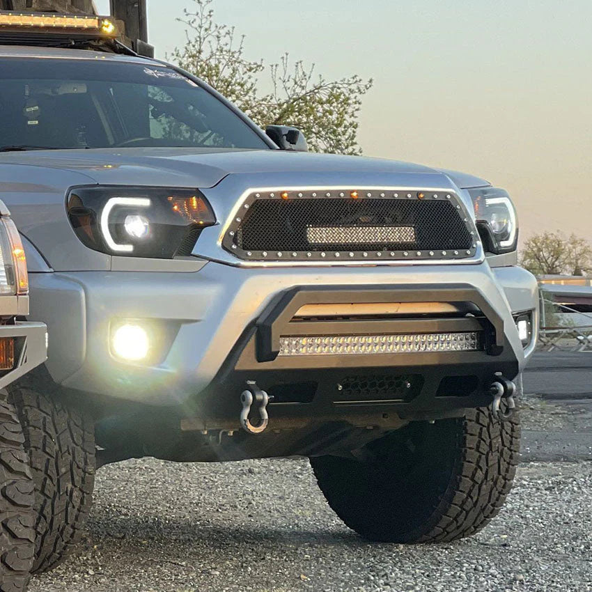 2012-2015 TOYOTA TACOMA PROLITE FRONT WINCH BUMPER Front View