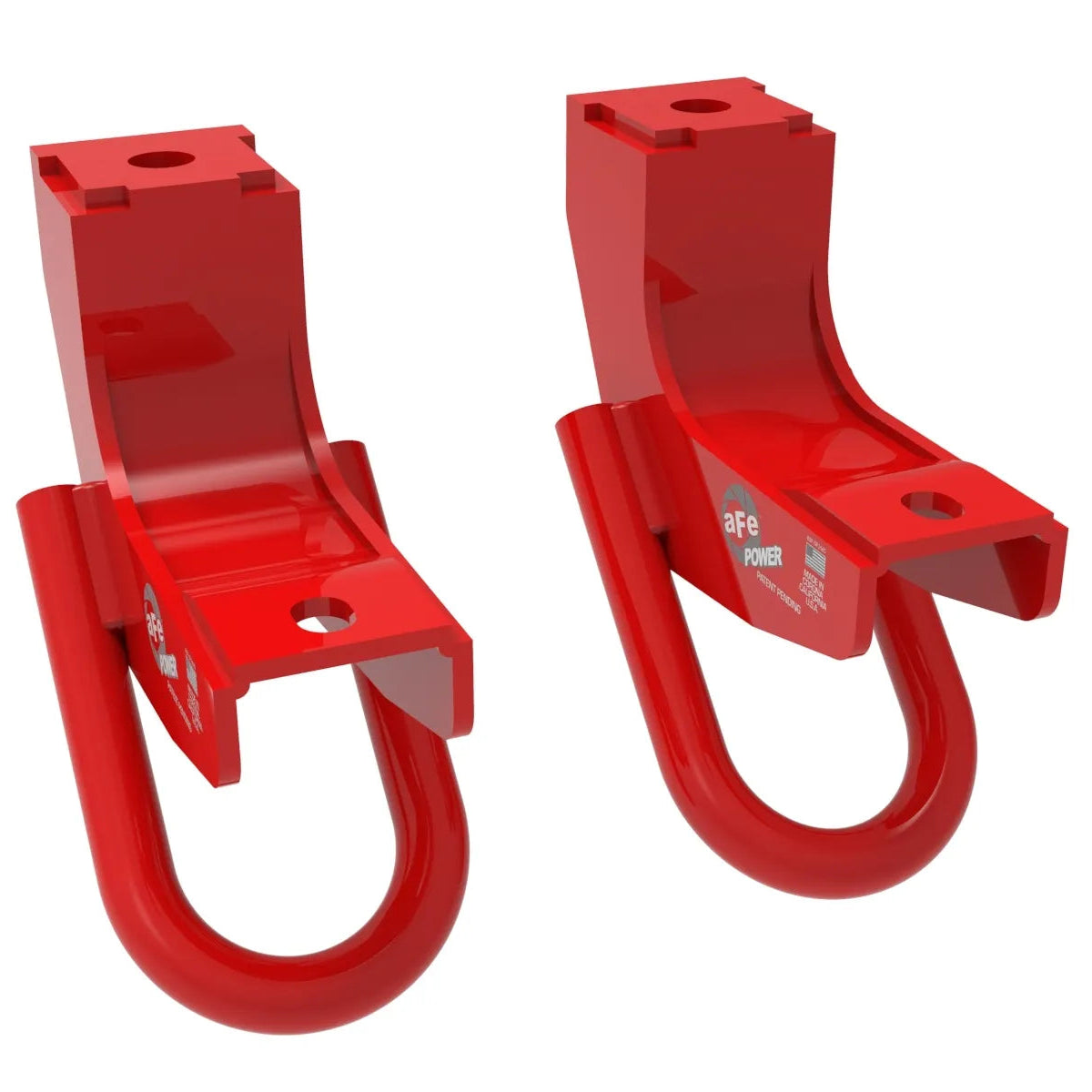 22-24 Toyota Tundra aFe Control Front Tow Hooks - Assorted Colors Front View