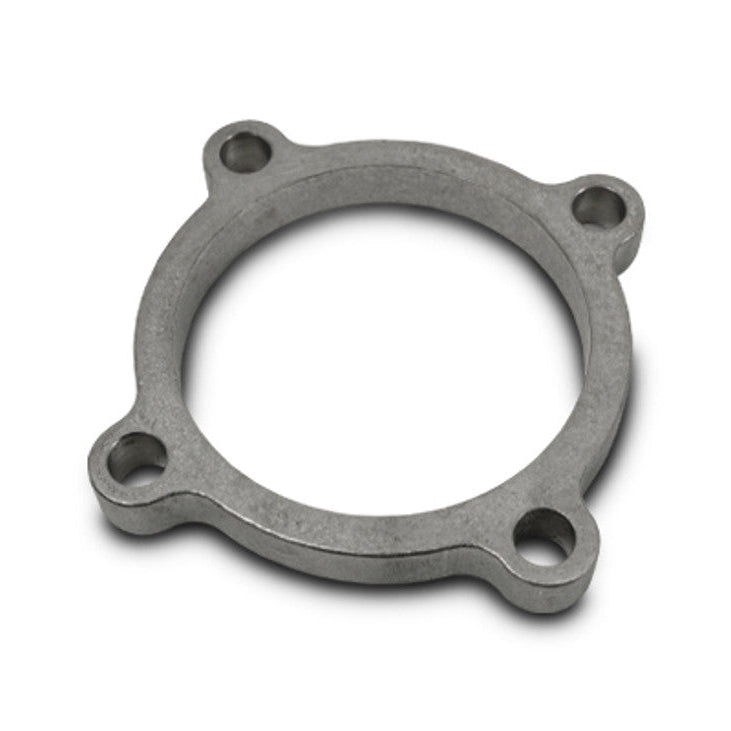 Mild Steel Turbo Outlet Flange for Garrett GT30/GT35 and T3 4 Bolt Outlet without Internal Wastegate (suits 3" O.D. tubing) Front View