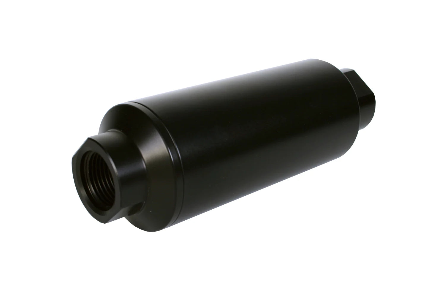 10-micron Microglass In-Line Filter with ORB-12 Ports Front View