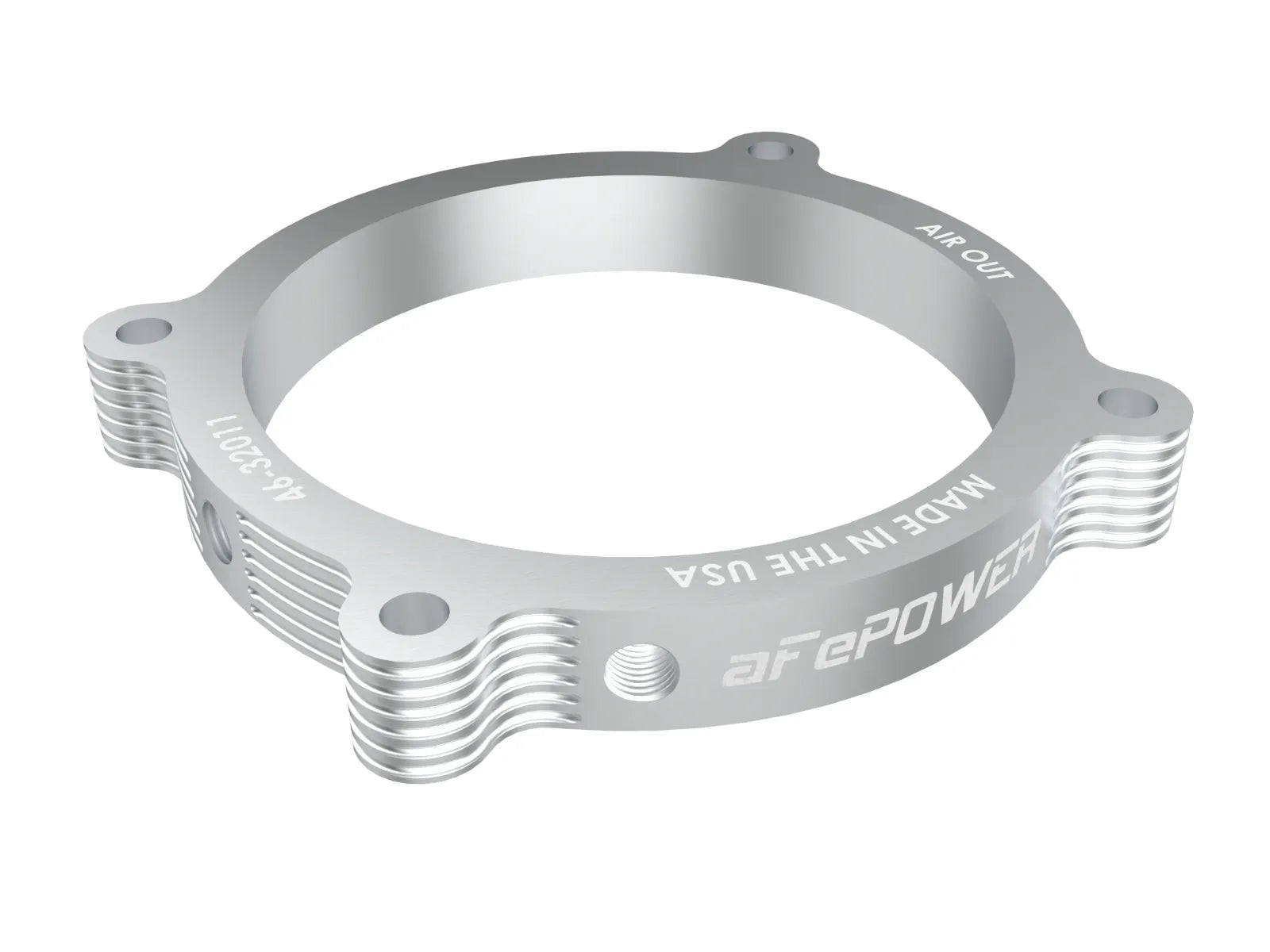 2021-2024 Ram TRX Silver Bullet Throttle Body Spacer Front View