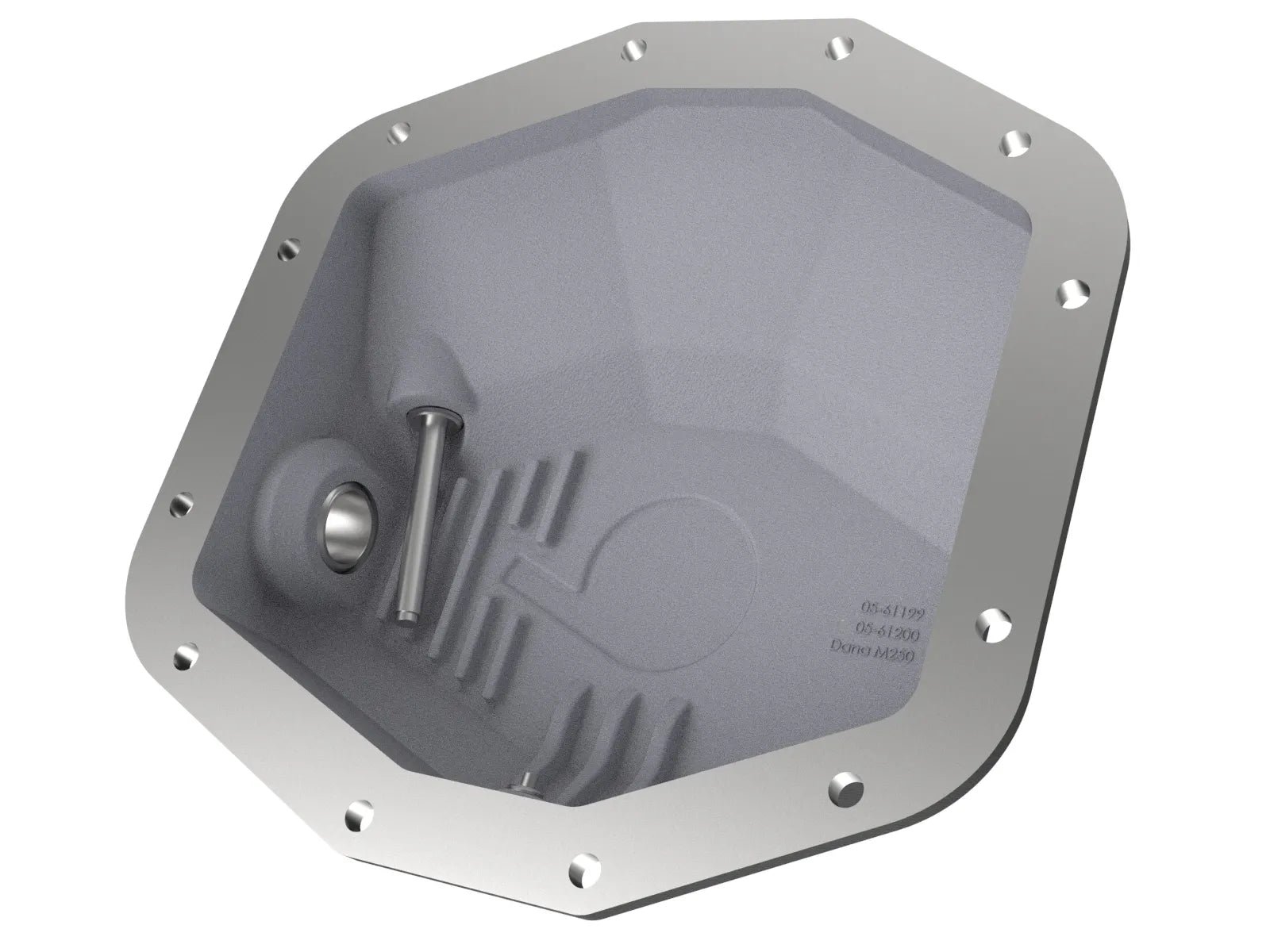 2025+ Ram RHO aFe POWER Pro Series Rear Differential Cover Black w/ Machined Fins