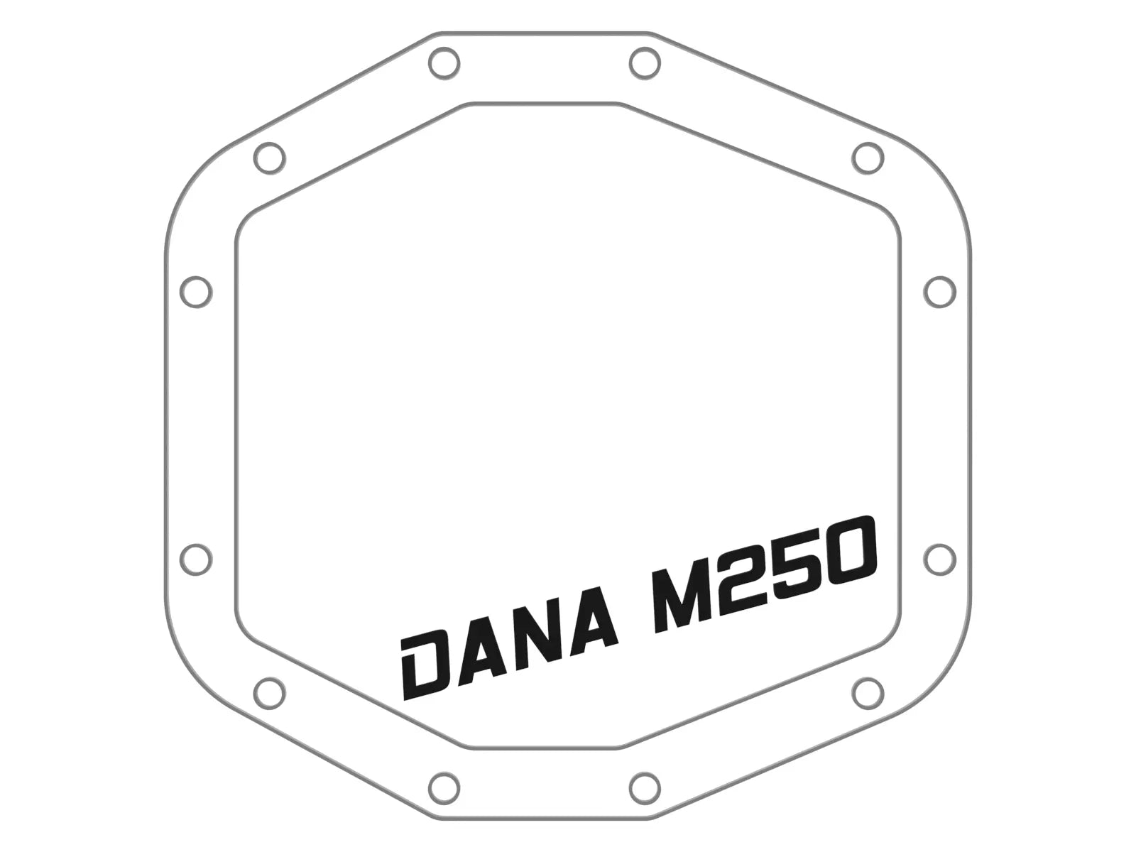 2025+ Ram RHO aFe POWER Pro Series Rear Differential Cover Black w/ Machined Fins